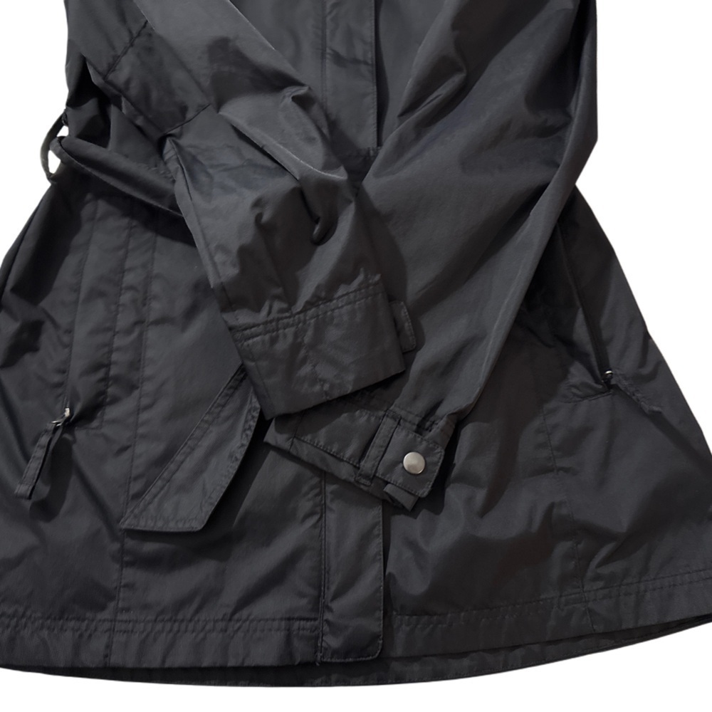 Columbia Omni Shield Women’s Fullzip Black Hooded Belted Technical Jacket Size M - Picture 6 of 11